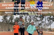 Dwyer Cortes y Estela Rogat campeones en Algarrobo