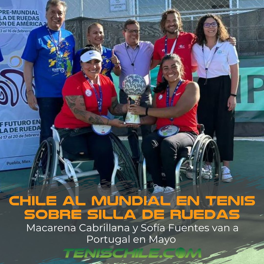 Chile al mundial en tenis sobre silla de ruedas
