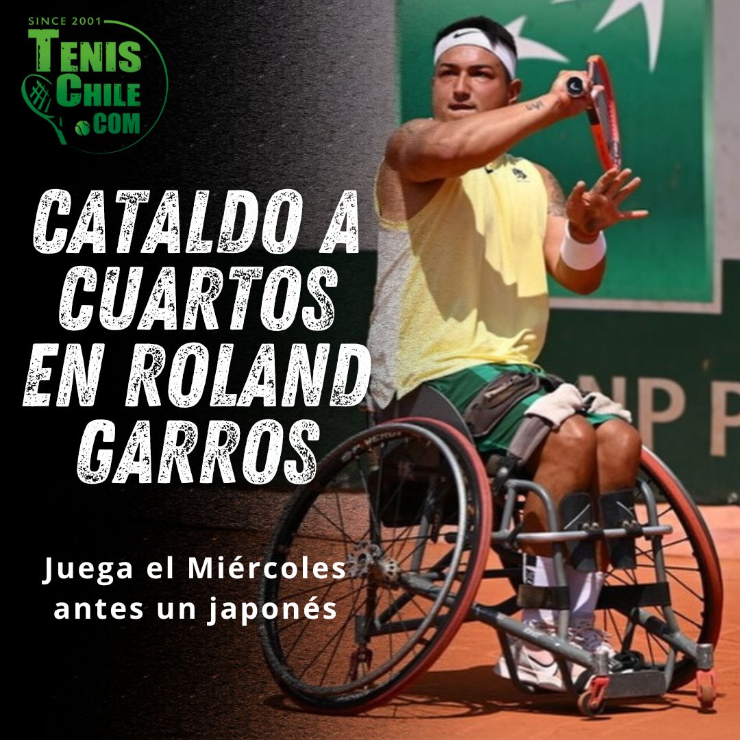 Cataldo se metió en cuartos de final de Roland Garros