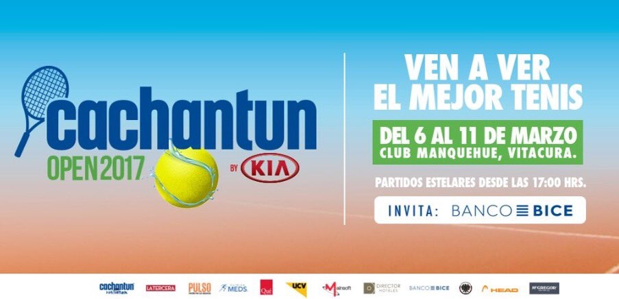 Escuelas de tenis podrán entrar gratis el Challenger de Santiago