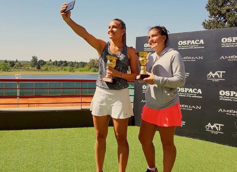Fernanda Brito es campeona de dobles y jugará la final de singles en ITF de Villa del Dique