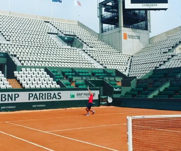 Hans Podlipnik Castillo ya respira Roland Garros