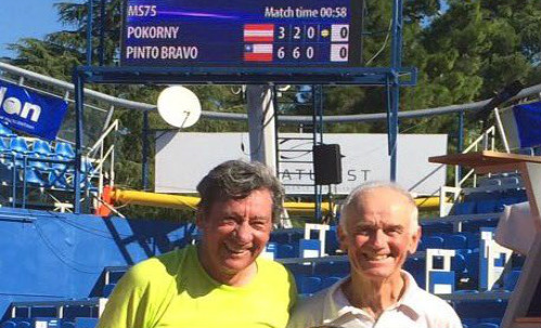 Jaime Pinto, campeón mundial de tenis senior