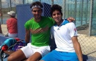 Rafael Nadal entrenó con Christian Garín de cara a su participación en Wimbledon