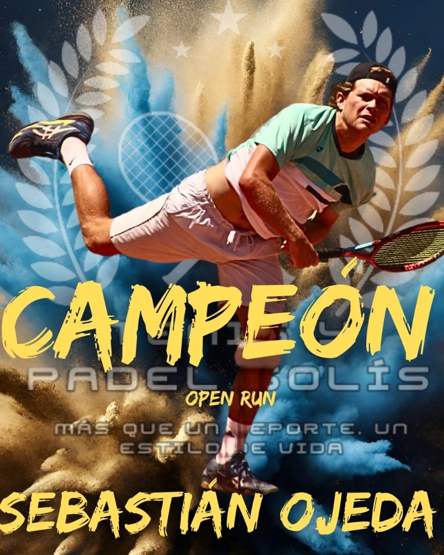 Ojeda campeón en Tenis Solís